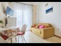 Apartamenty Ziva - by the beach; A1(6), A2(4), A3 (2+1) Zatoka Lozica (Rogoznica) - Riwiera Sibenik  - Chorwacja  - Apartament - A3 (2+1): pokój dzienny