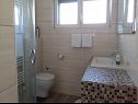 Apartamenty Mateo - 60m from sea: A1(4), A2(4) Primosten - Riwiera Sibenik  - Apartament - A2(4): łazienka z WC
