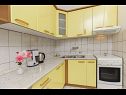 Apartamenty Vince - free parking: A1 žuti(4), A2 plavi(4+1), A3(4) Primosten - Riwiera Sibenik  - Apartament - A1 žuti(4): kuchnia