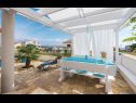 Apartamenty Big blue - terrace lounge: A1(4) Vodice - Riwiera Sibenik  - tarasa w ogrodzie
