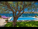 Dom wakacyjny Lucmar - swimming pool and sea view H(8+2) Zatoglav - Riwiera Sibenik  - Chorwacja  - basen