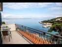 Apartamenty More - view on the sea; A1(4+2) Zatoka Donja Krusica (Donje selo) - Wyspa Solta  - Chorwacja  - dom