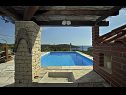 Apartamenty Toni - with pool and view: A1(4), A2(4), A3(4), A4(4) Maslinica - Wyspa Solta  - basen