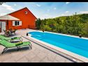 Dom wakacyjny Brapa - open swimming pool: H(4) Hrvace - Riwiera Split  - Chorwacja  - basen
