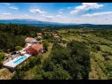 Dom wakacyjny Brapa - open swimming pool: H(4) Hrvace - Riwiera Split  - Chorwacja  - dom