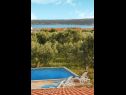Dom wakacyjny Mare - open pool and pool for children: H(6+4) Kastel Novi - Riwiera Split  - Chorwacja  - widok na morze (dom i otoczenie)