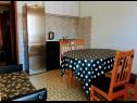 Apartamenty Per - 80 m from beach: SA2(2+1), A5(3), A6(2+1), A45(8), SA3(3), A7(2+1) Marina - Riwiera Trogir  - Apartament - A45(8): kuchnia z jadalnią