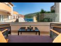 Apartamenty Lux 1 - heated pool: A1(4), A4(4) Marina - Riwiera Trogir  - tarasa