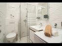 Apartamenty Lux 1 - heated pool: A1(4), A4(4) Marina - Riwiera Trogir  - Apartament - A1(4): łazienka z WC