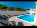 Apartamenty Lux 2 - heated pool: A2(4+2), A3(4+2) Marina - Riwiera Trogir  - basen