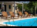 Dom wakacyjny Pax - with pool: H(4+2) Marina - Riwiera Trogir  - Chorwacja  - tarasa