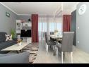 Apartamenty Iva - great view: A1(4) Seget Donji - Riwiera Trogir  - Apartament - A1(4): pokój dzienny