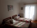Apartamenty Vesna - 40 m from pebble beach: A1(4+1), A2(4), A3(4+1) Seget Vranjica - Riwiera Trogir  - Apartament - A1(4+1): sypialnia