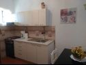 Apartamenty Zeljko - with garden: A1(4), SA2(2+1) Seget Vranjica - Riwiera Trogir  - Studio apartament - SA2(2+1): kuchnia