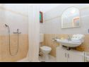 Apartamenty Bosiljka - by the sea: A1(5), A2(5), SA3(2) Sevid - Riwiera Trogir  - Studio apartament - SA3(2): łazienka z WC