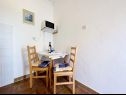 Apartamenty Kaza - 50m from the beach with parking: A1(2), A2(2), A3(6) Trogir - Riwiera Trogir  - Apartament - A1(2): jadalnia