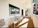 Apartamenty Kaza - 50m from the beach with parking: A1(2), A2(2), A3(6) Trogir - Riwiera Trogir  - Apartament - A2(2): balkon