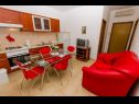 Apartamenty Iva - 150m from the beach: A1(4), A3(3), SA2(2) Trogir - Riwiera Trogir  - Apartament - A1(4): kuchnia z jadalnią