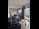 Apartamenty Tomi - with beautiful view: A1(4+1) Trogir - Riwiera Trogir  - Apartament - A1(4+1): pokój dzienny
