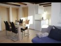 Apartamenty Ivan C A1(4+1), A2(4+1), A4(4+1), A3(4+1) Bibinje - Riwiera Zadar  - Apartament - A4(4+1): kuchnia z jadalnią