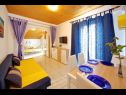 Apartamenty More - 600 m from beach: A2(2+3), SA3(2+1), SA4(2+2) Bibinje - Riwiera Zadar  - Studio apartament - SA4(2+2): pokój dzienny
