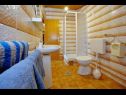 Apartamenty More - 600 m from beach: A2(2+3), SA3(2+1), SA4(2+2) Bibinje - Riwiera Zadar  - Studio apartament - SA4(2+2): łazienka z WC