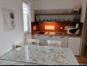 Apartamenty Fuzu - 50 m from sea: A2(2+1), SA3(2) Bibinje - Riwiera Zadar  - Apartament - A2(2+1): kuchnia z jadalnią