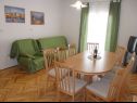 Apartamenty Ivo - 500 m to sandy beach: A1(2+2), A2(6+2), SA3(2+1) Ljubac - Riwiera Zadar  - Apartament - A2(6+2): pokój dzienny