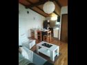 Apartamenty Vlatkica - 10 m from beach: A1 Vlatkica(4), A2 Lea(4) Maslenica - Riwiera Zadar  - Apartament - A2 Lea(4): kuchnia z jadalnią