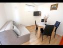 Apartamenty Nika - nice garden: A1(2), A2(4+1), A3(6), A4(2) Nin - Riwiera Zadar  - Apartament - A4(2): pokój dzienny