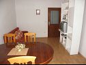 Apartamenty Pupa - nice family apartments: A1 Dora(4+1), A2 Mihael(4+1), A3 Tea(2+1) Petrcane - Riwiera Zadar  - Apartament - A3 Tea(2+1): jadalnia