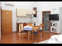 Apartamenty Mari - 100 m from beach: A1(4), A2(4) Petrcane - Riwiera Zadar  - Apartament - A1(4): kuchnia z jadalnią