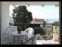 Apartamenty Mari - 100 m from beach: A1(4), A2(4) Petrcane - Riwiera Zadar  - Apartament - A1(4): tarasa