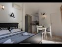 Apartamenty Kike - 60 meters from the beach: A1(4+1), A2(4+1), A3(4+1), SA1(2) Petrcane - Riwiera Zadar  - Studio apartament - SA1(2): sypialnia