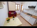 Apartamenty Armitage - family friendly: A1(4), A2(4+1), A3(2+1), A4(2+1), A5(2+1) Privlaka - Riwiera Zadar  - Apartament - A3(2+1): kuchnia z jadalnią