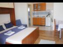 Apartamenty Mediterraneo - with own parking space: A2(2+3), SA3(2+1), SA4(2+1) Privlaka - Riwiera Zadar  - Studio apartament - SA3(2+1): sypialnia