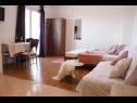 Apartamenty Mediterraneo - with own parking space: A2(2+3), SA3(2+1), SA4(2+1) Privlaka - Riwiera Zadar  - Studio apartament - SA4(2+1): sypialnia