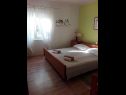 Apartamenty Markas - pet friendly: A1 Bella vista 1 (4+1), A2 - Bella vista 2 (2+2) Rtina - Riwiera Zadar  - Apartament - A1 Bella vista 1 (4+1): sypialnia