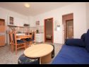 Apartamenty Ana - 120 m from the beach A1(4), A2(2+1) Sukosan - Riwiera Zadar  - Apartament - A2(2+1): pokój dzienny