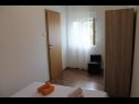 Apartamenty Snjeza - 80 m from beach: A1 Studio (4), A2 Apartman (2+2) Vir - Riwiera Zadar  - Apartament - A2 Apartman (2+2): sypialnia
