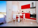 Apartamenty Ljubo - modern andy cosy A1(2+2), A2(4+2), A3(4+2) Vrsi - Riwiera Zadar  - Apartament - A1(2+2): kuchnia z jadalnią
