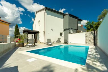 Dom wakacyjny Krk - with private pool: H(6+2) Soline - Wyspa Krk  - Chorwacja 
