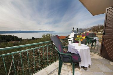 Apartamenty Panorama - terrace with sea view: A1(4) Brela - Riwiera Makarska 