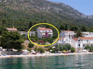 Apartamenty Kate - 20m from the beach: A1(2+2), A2(3+2) Brist - Riwiera Makarska 