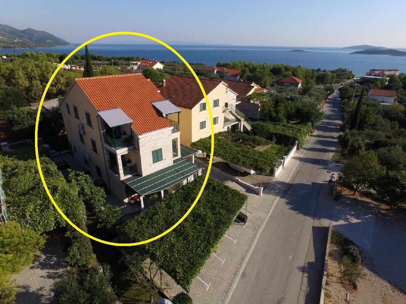 Apartamenty Ivo - 400 m from sea: SA1(2), SA2(2), A3(5+1), A4(2+1), A5(2+1), A6(3), A7(4+1), A8(4+1) Orebic - Półwysep Peljesac 
