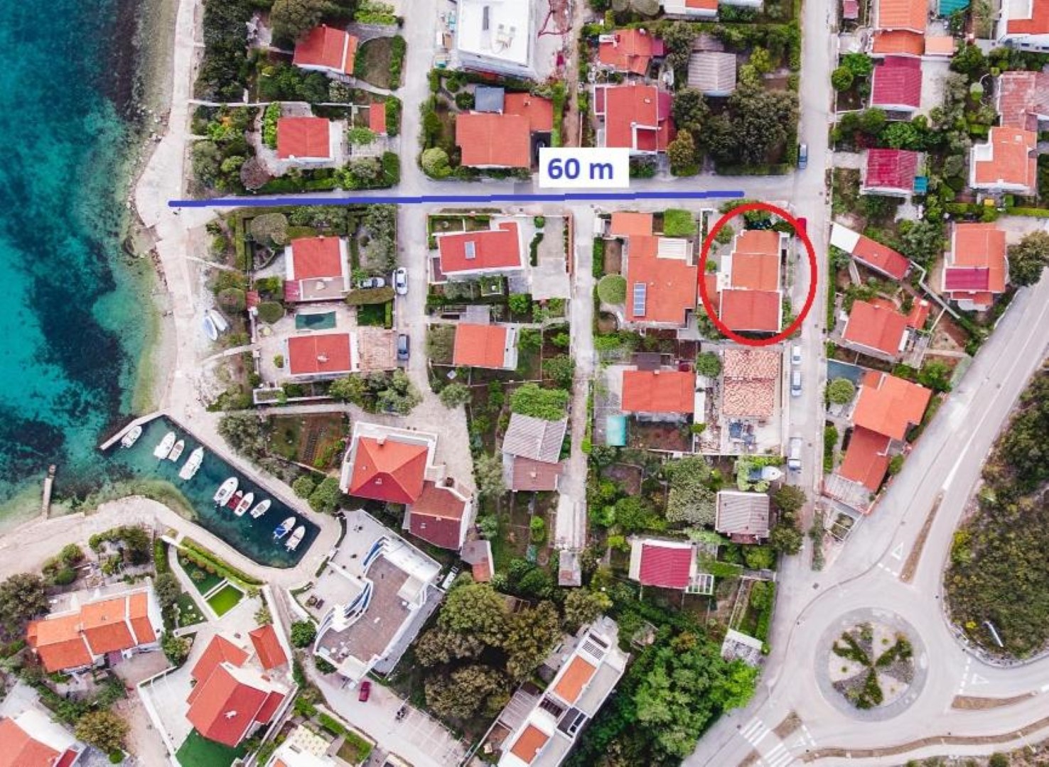 Apartamenty Kike - 60 meters from the beach: A1(4+1), A2(4+1), A3(4+1), SA1(2) Petrcane - Riwiera Zadar 